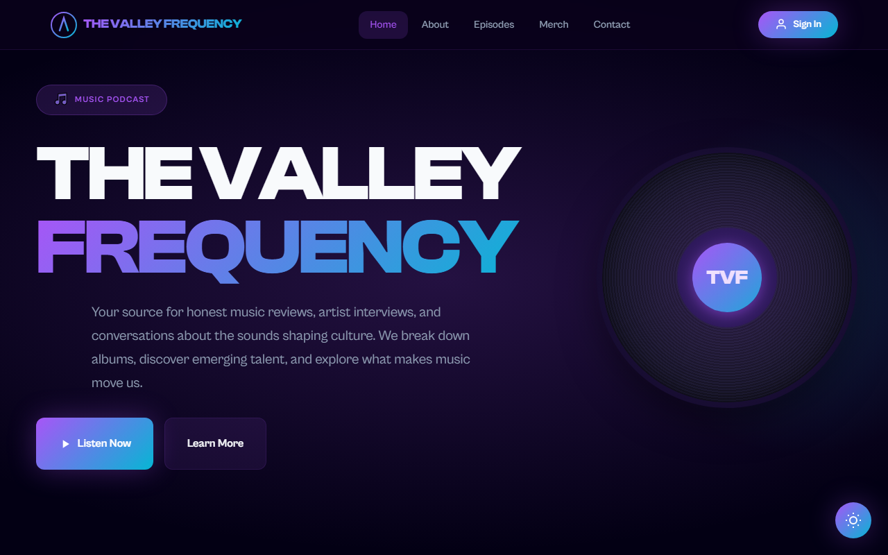 The Valley Frequency