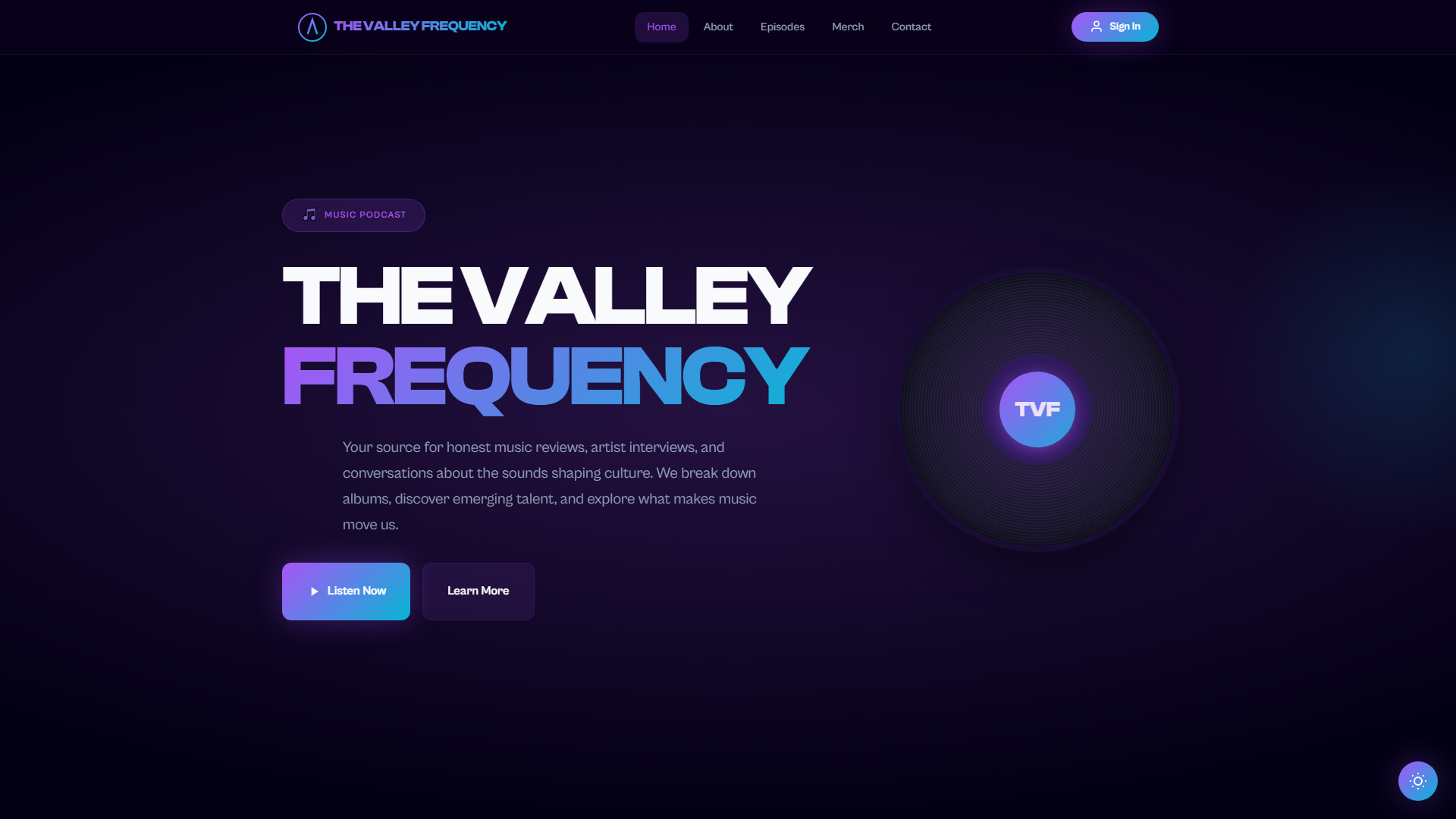 The Valley Frequency